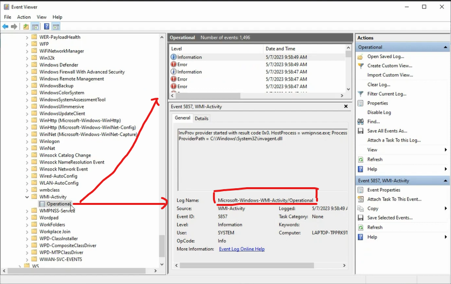 Windows WMI Activity