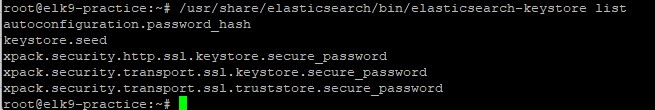 Elasticsearch Keystore