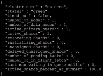 Confirm Elasticsearch Node 1 Success