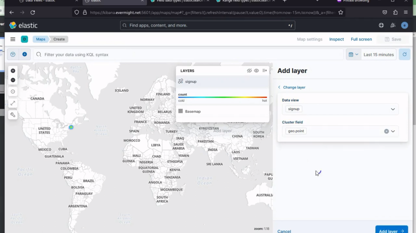 Heat Map selection