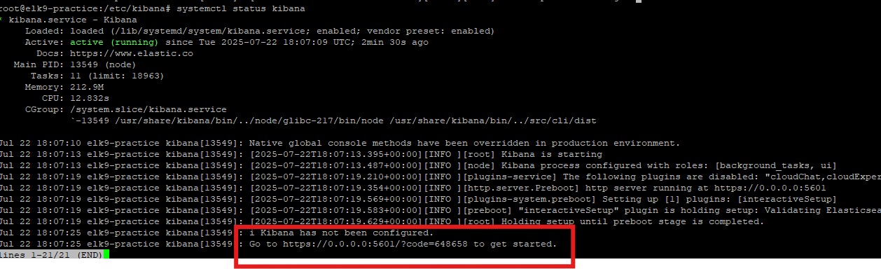 Kibana Waiting For Enrollment Token