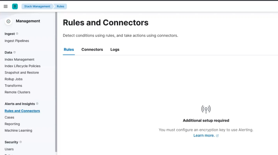 Kibana Alert Setup